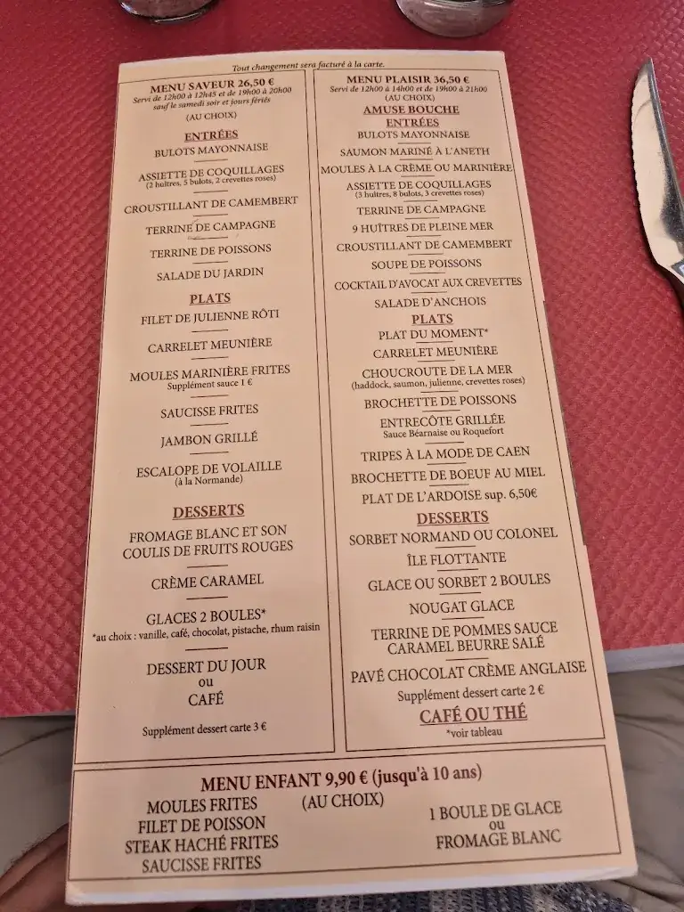 Menu_Le Noroit_Trouville-sur-Mer_immagine_1