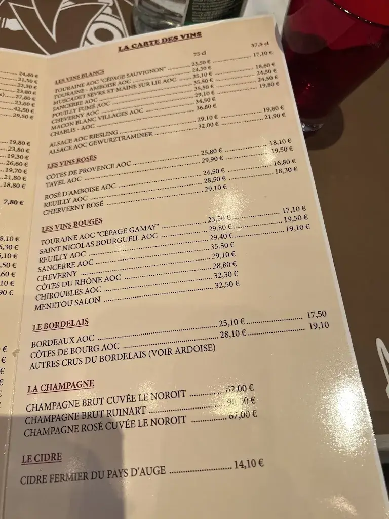 Menu_Le Noroit_Trouville-sur-Mer_immagine_2