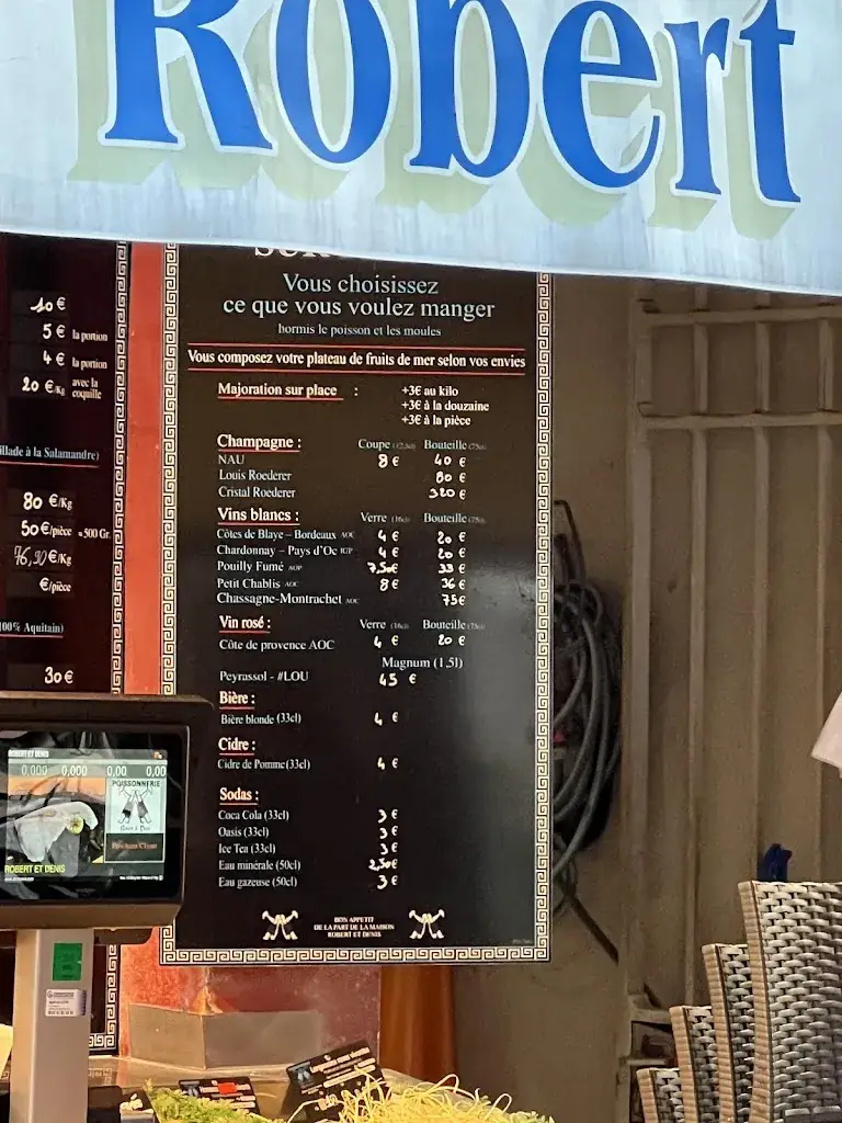 Menu_Chez Robert et Denis_Trouville-sur-Mer_image_1