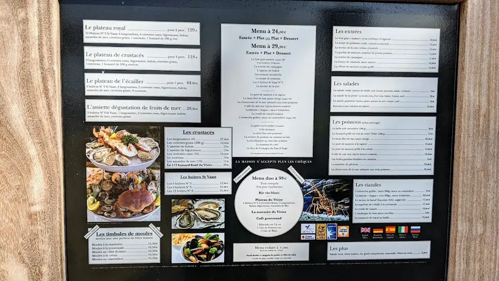 Menu_Bistrot Le Vivier_Trouville-sur-Mer_image_2