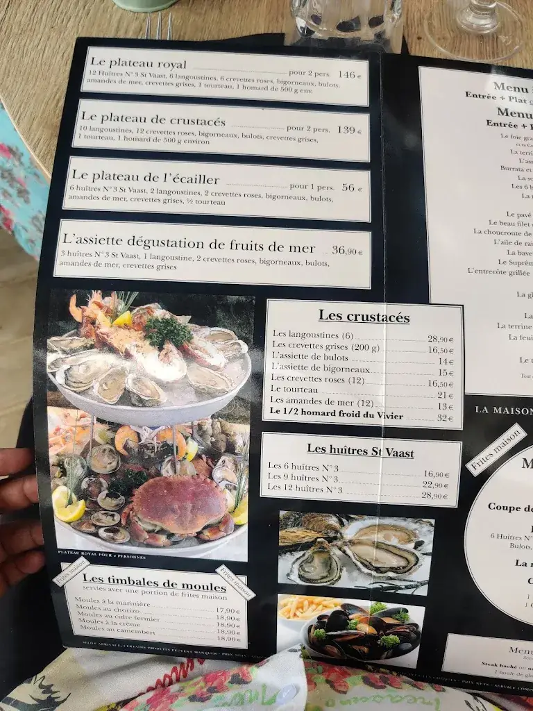 Menu_Bistrot Le Vivier_Trouville-sur-Mer_image_4