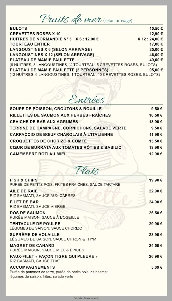 Menu_La Mer Paulette_Trouville-sur-Mer_image_2