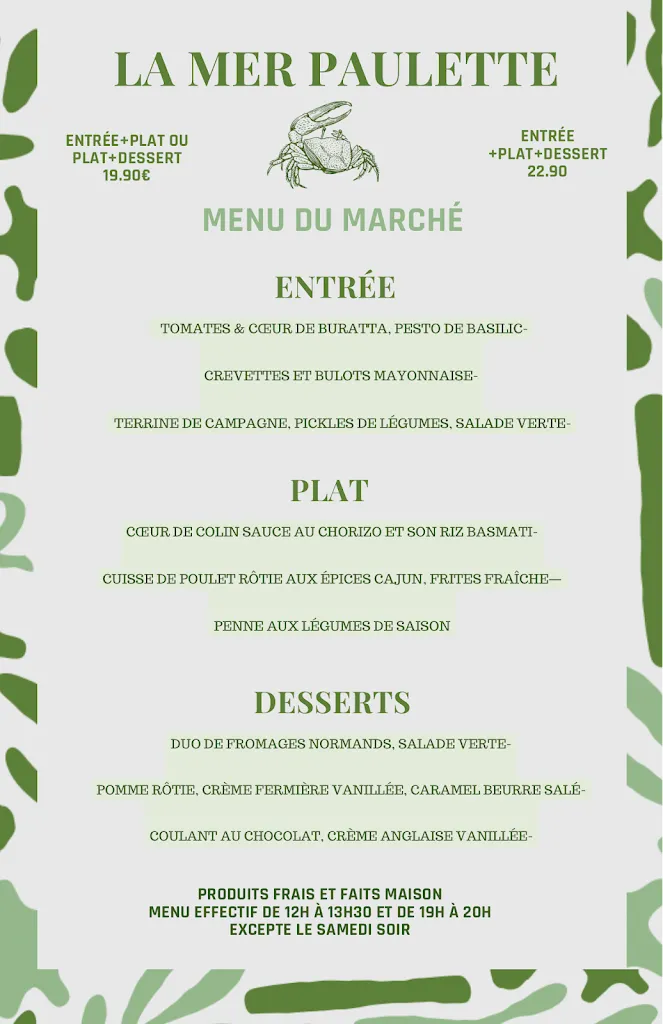 Menu_La Mer Paulette_Trouville-sur-Mer_image_3