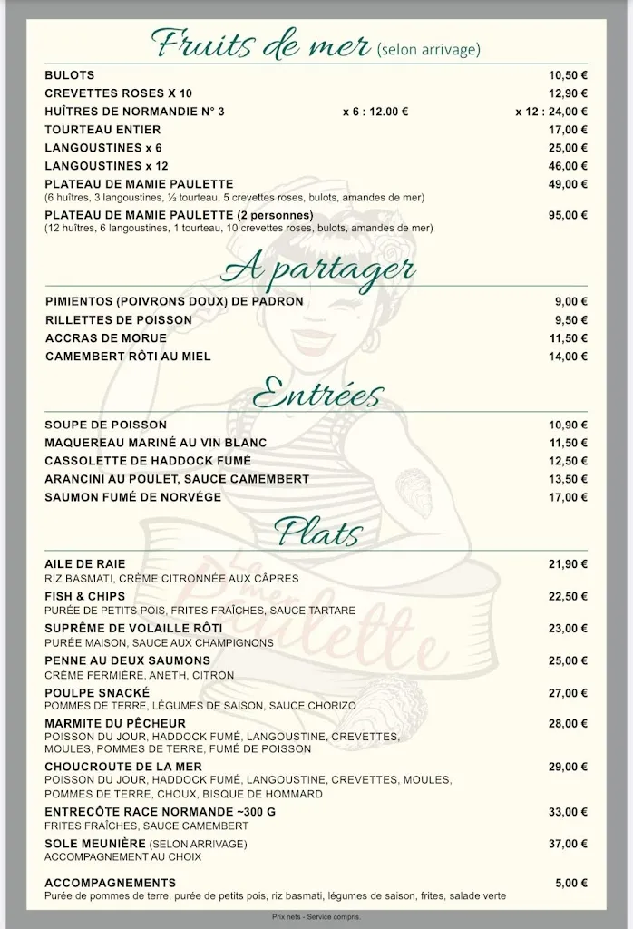 Menu_La Mer Paulette_Trouville-sur-Mer_image_4