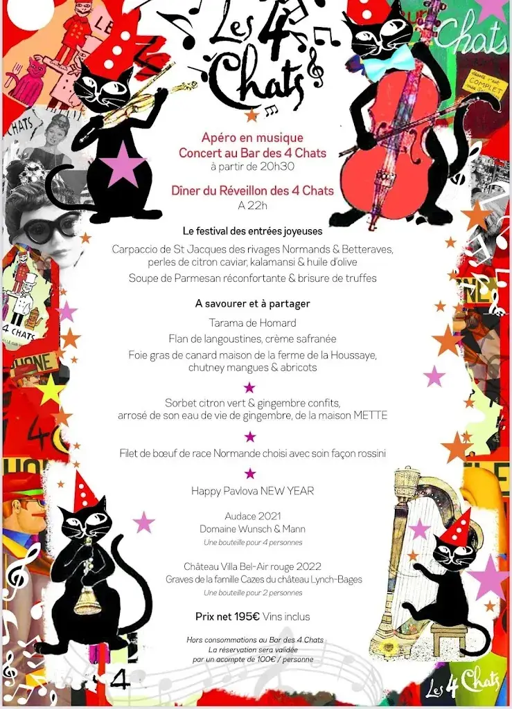 Menu_Les Quatre Chats_Trouville-sur-Mer_image_1