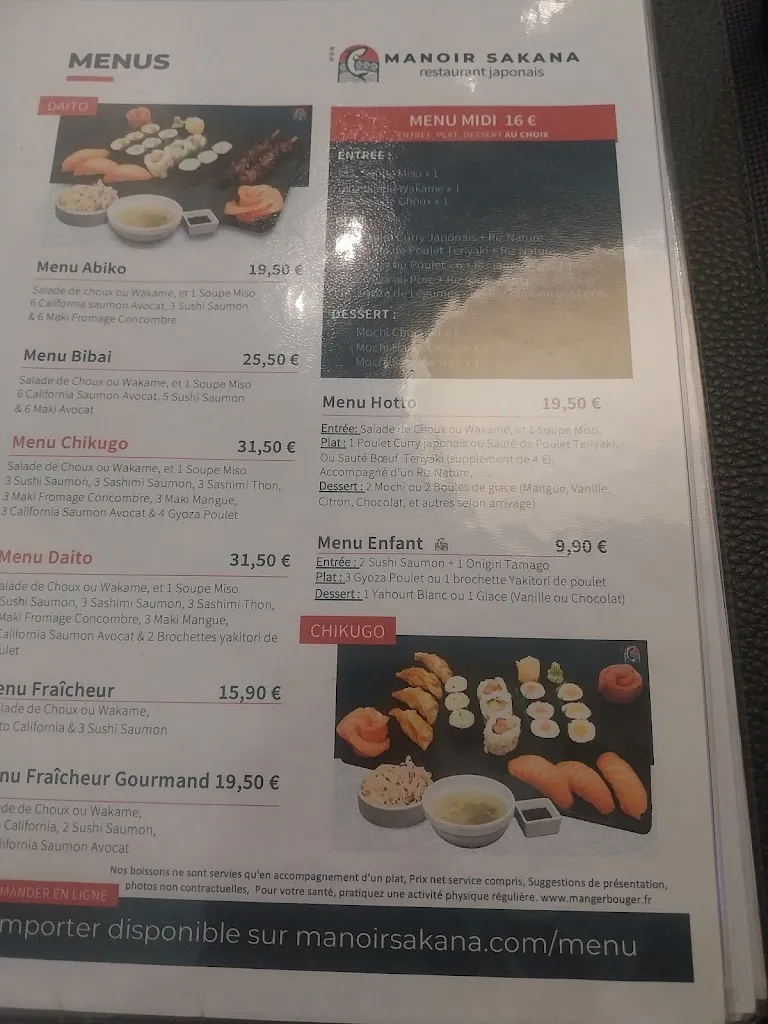 Menu_Manoir Sakana_Grigny-sur-Rhône_image_2