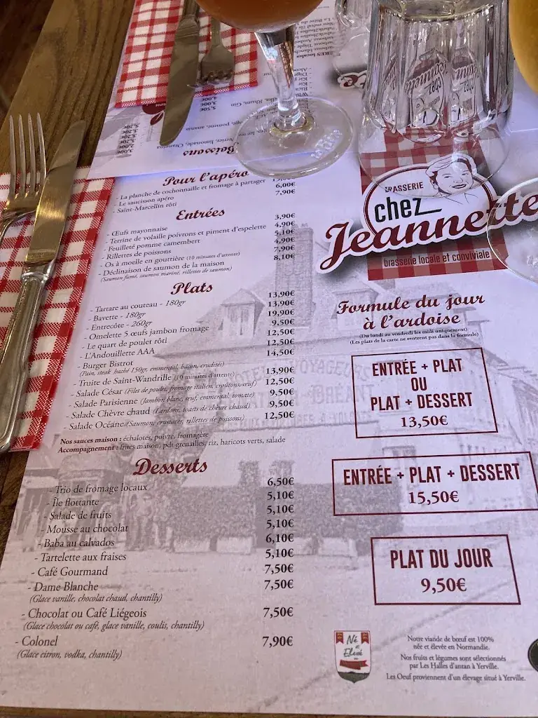 Menu_Chez Jeannette Yerville_Yerville_image_3