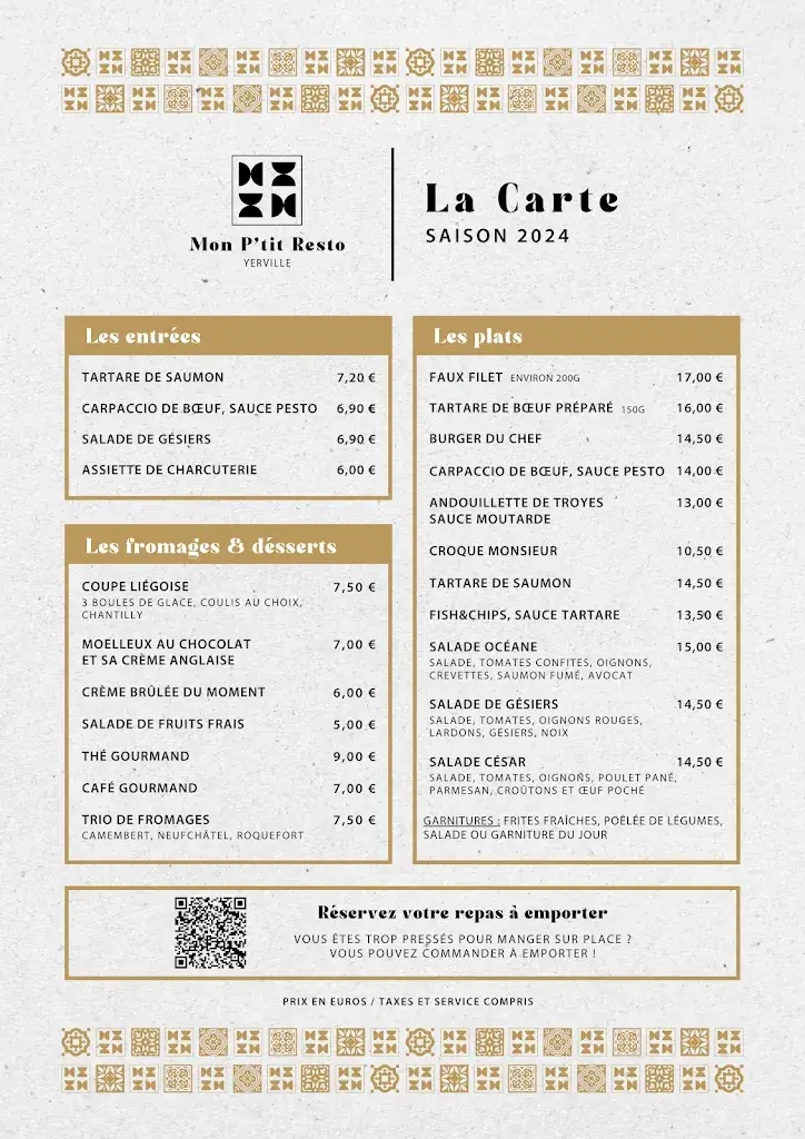 Menu_Mon P'tit Resto - Yerville_Yerville_image_1