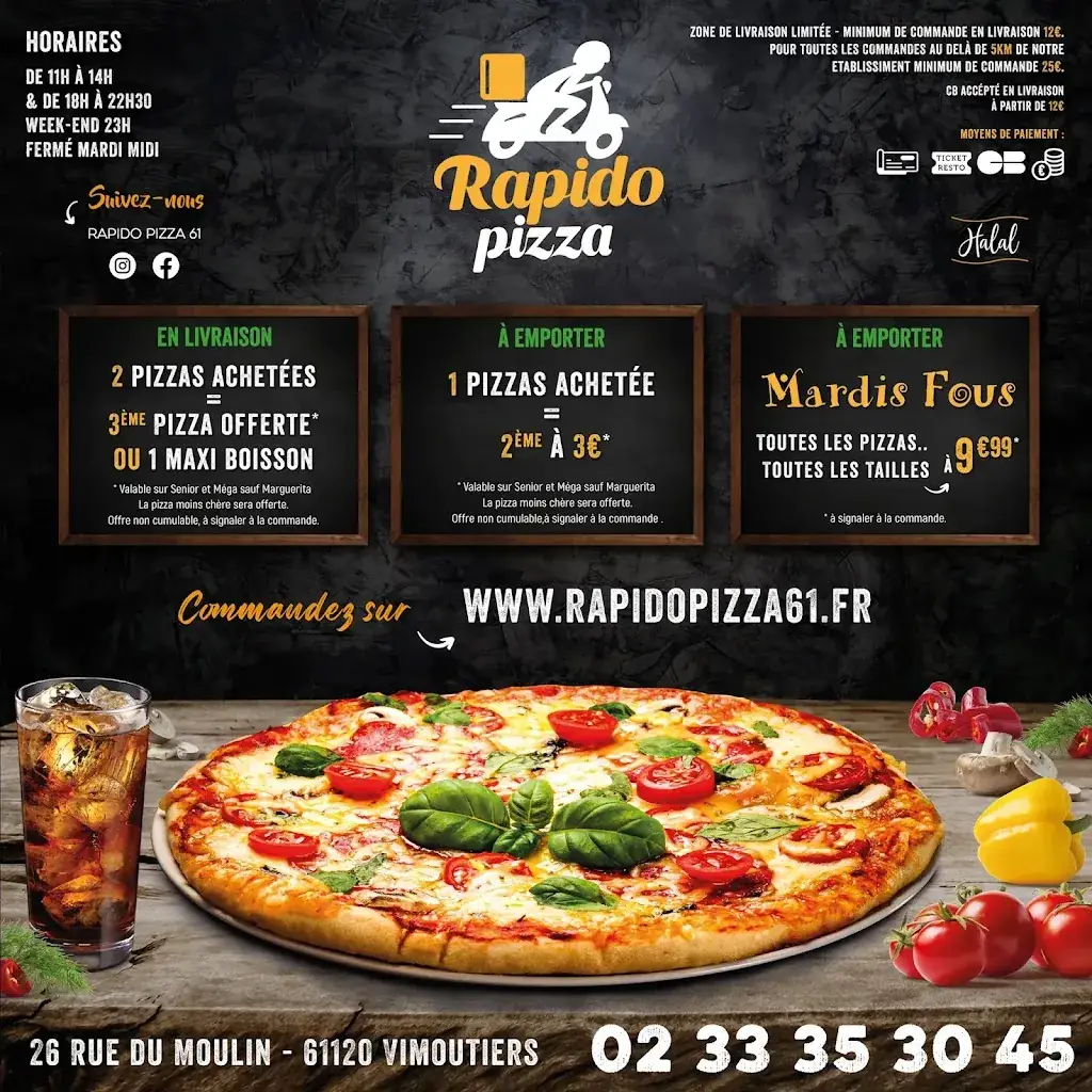 Menu_Rapido pizza_Vimoutiers_image_3