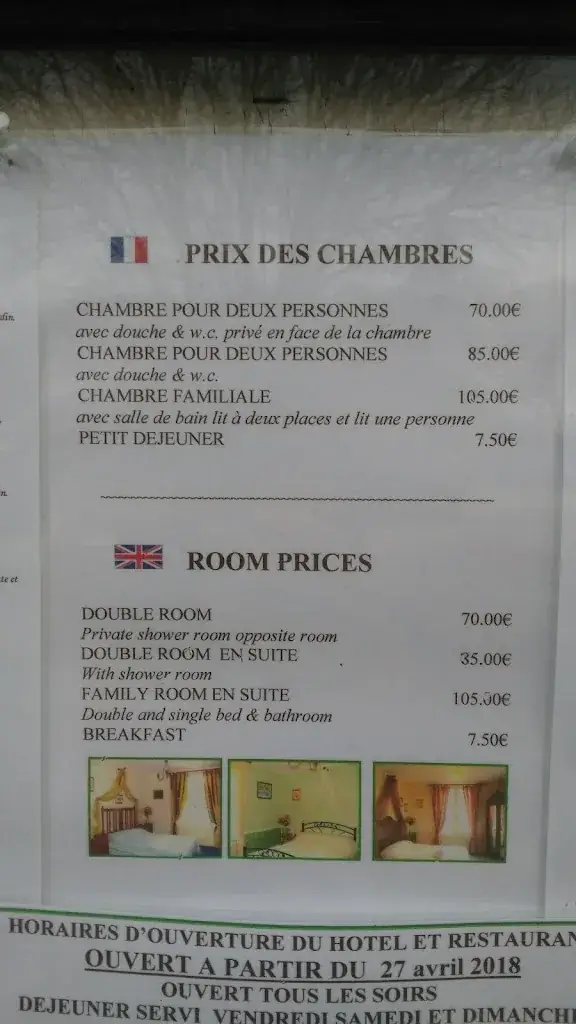 Menu_La Maison du Vert_Ticheville_image_3