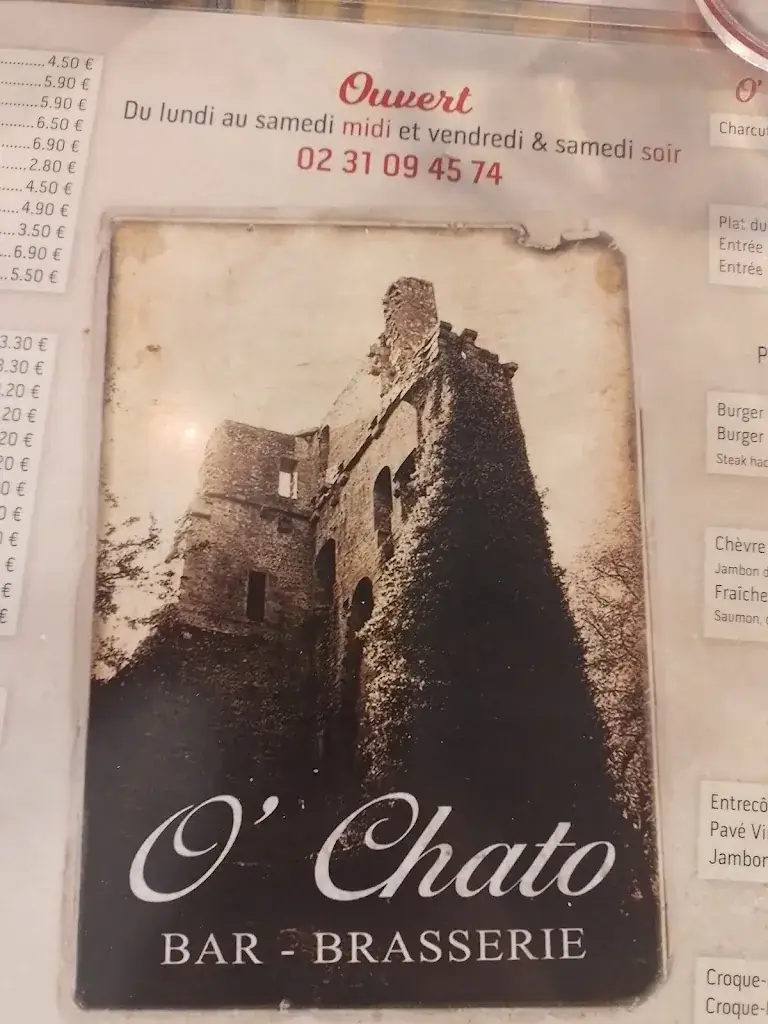Menu_Brasserie O'Chato_Normandie_immagine_3