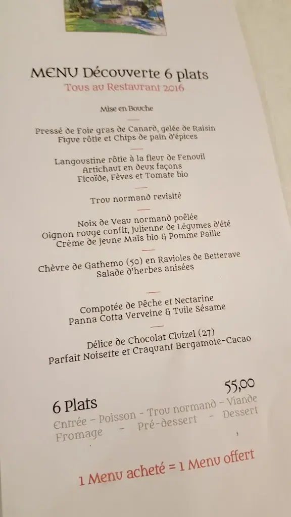 Menu_Manoir de la Pommeraie_Normandie_image_2