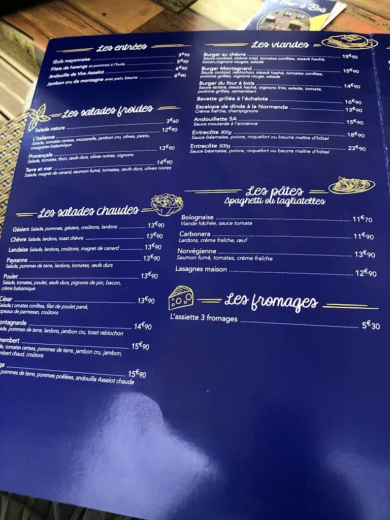 Menu_Le Four à Bois_Normandie_image_3