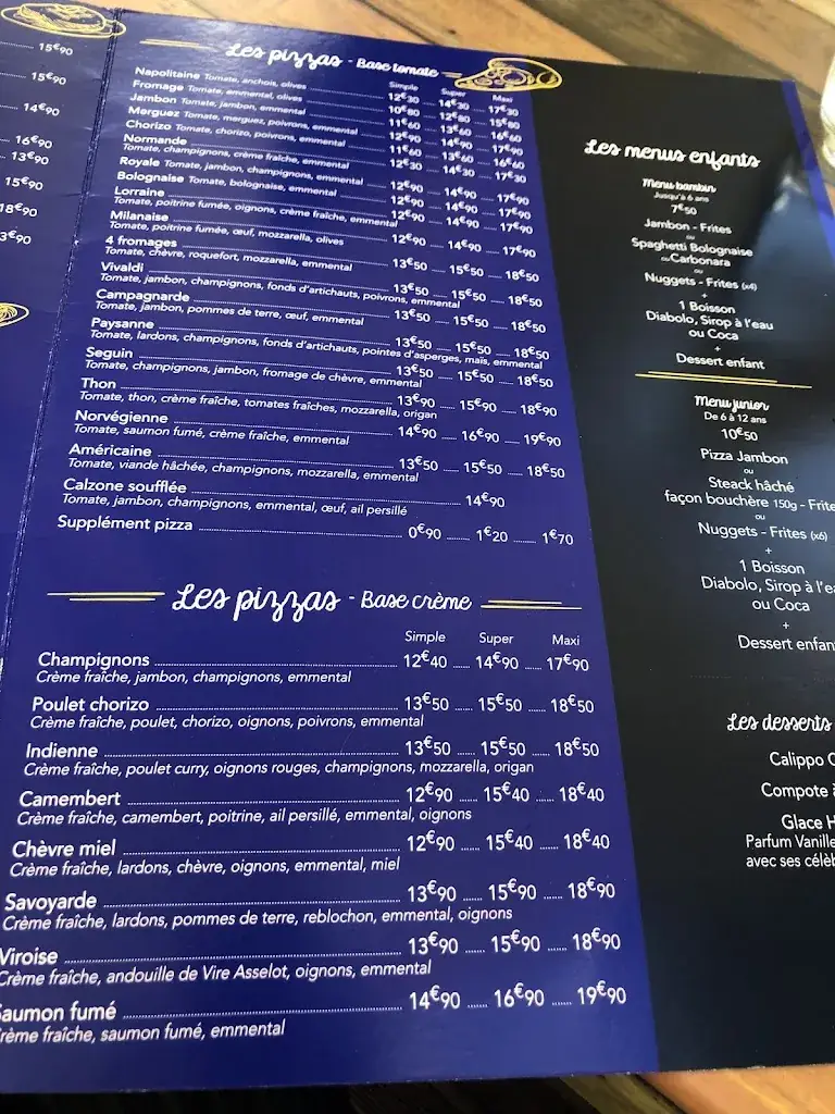 Menu_Le Four à Bois_Normandie_image_4