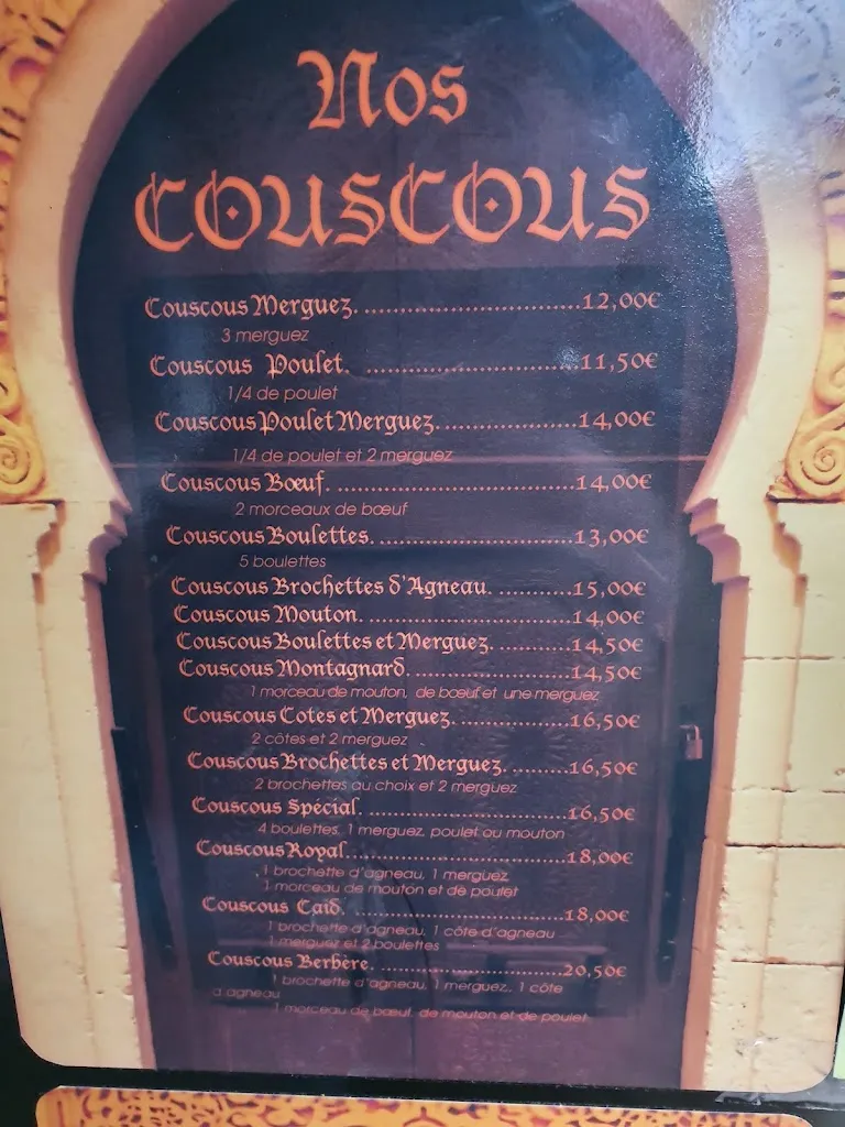 Menu_Le Berbère_Normandie_image_2