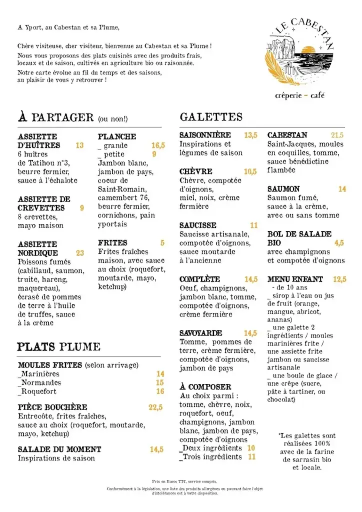 Menu_Le Cabestan et sa Plume_Yport_image_3