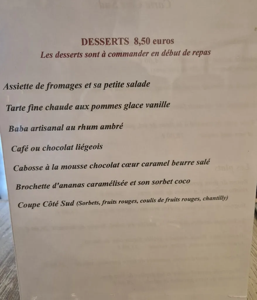 Menu_Restaurant Côté Sud_Agen_image_3