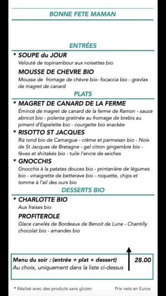 Menu_Au P'tit Bonheur - brasserie populaire_Agen_image_3