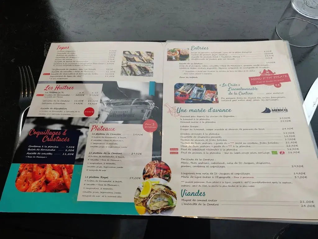 Menu_La Cantine du Pêcheur - Restaurant à Boé_Boé_image_3