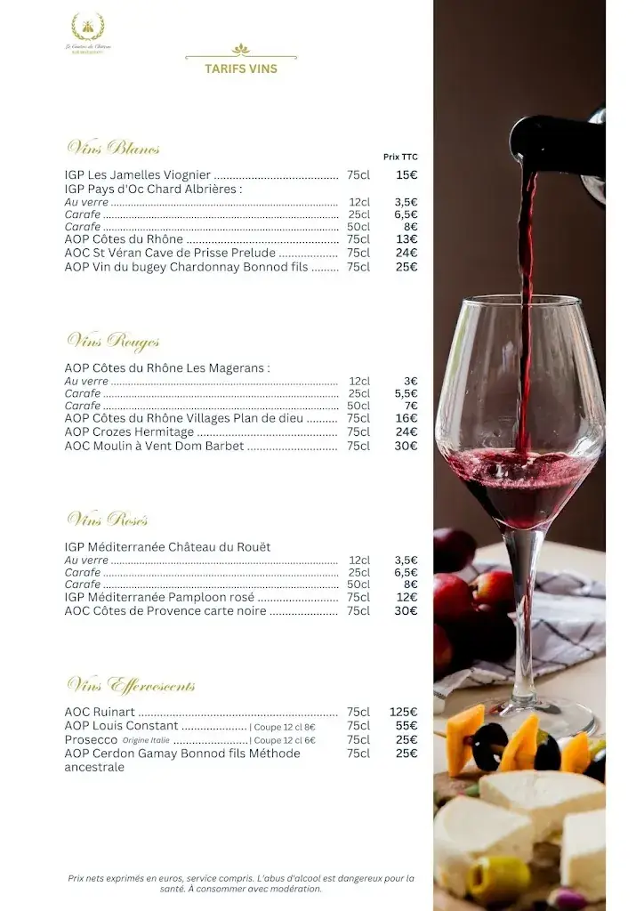 Menu_La cantine du château_Jujurieux_image_2