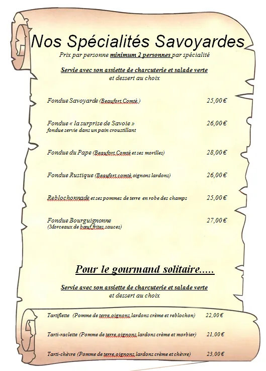 Menu_Le Refuge_Genouillac_immagine_1