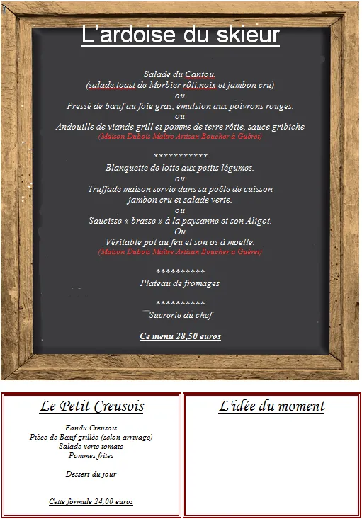 Menu_Le Refuge_Genouillac_immagine_2