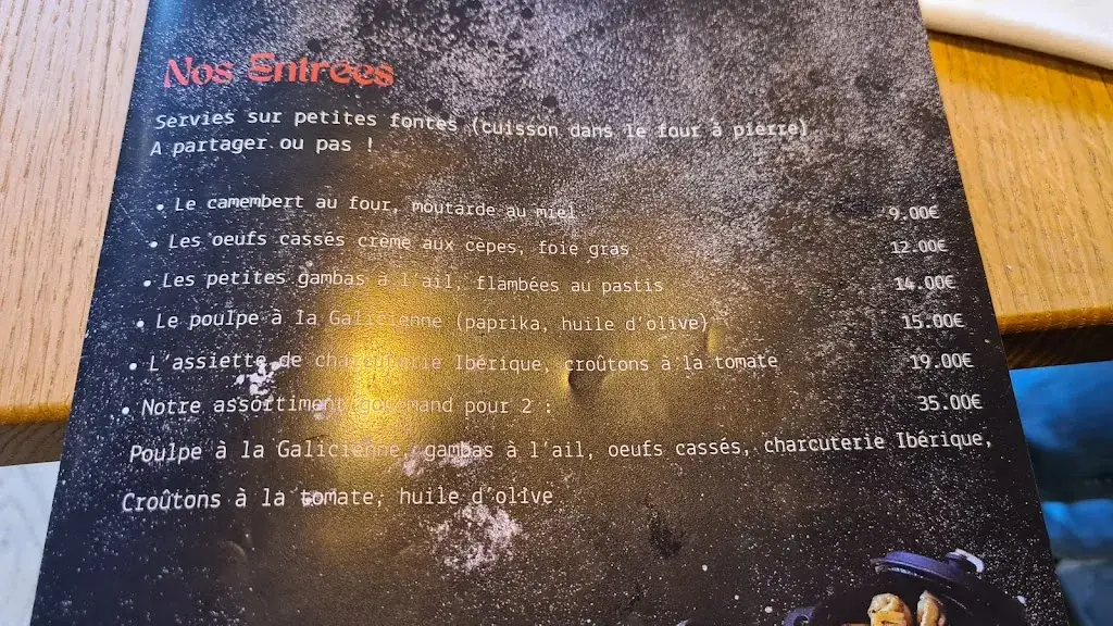 Menu_À La Terrade en bord de Creuse_Aubusson_image_3