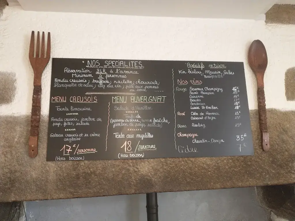 Menu_L'Auberge de Cressat_Cressat_image_1