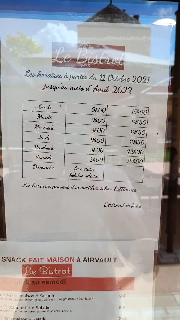 Menu_Le Bistrot du Vieux Relais - Bar & Snack Fait Maison_Airvault_image_1