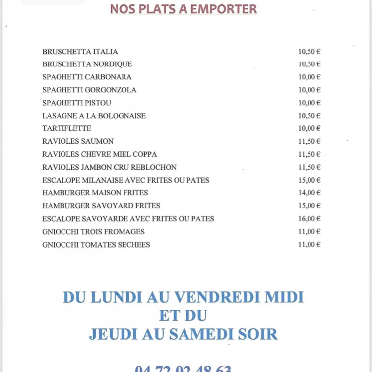 Menu_Restaurant Le Nazionale_Jonage_image_4