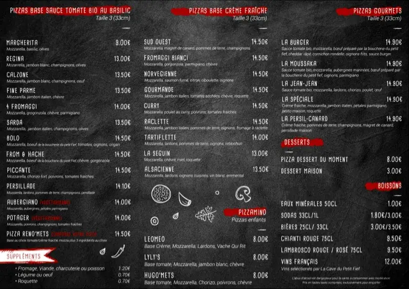 Menu_Reno'mets bar resto pizzeria_Aiffres_image_1