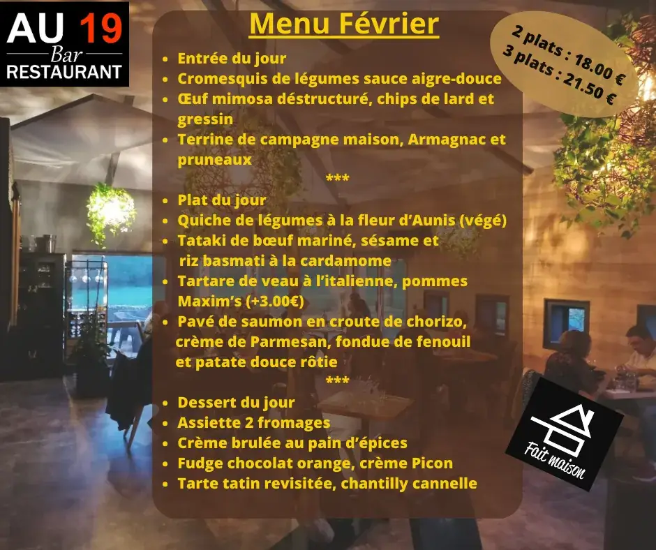 Menu_Restaurant du Golf Niort- AU 19_Niort_image_1