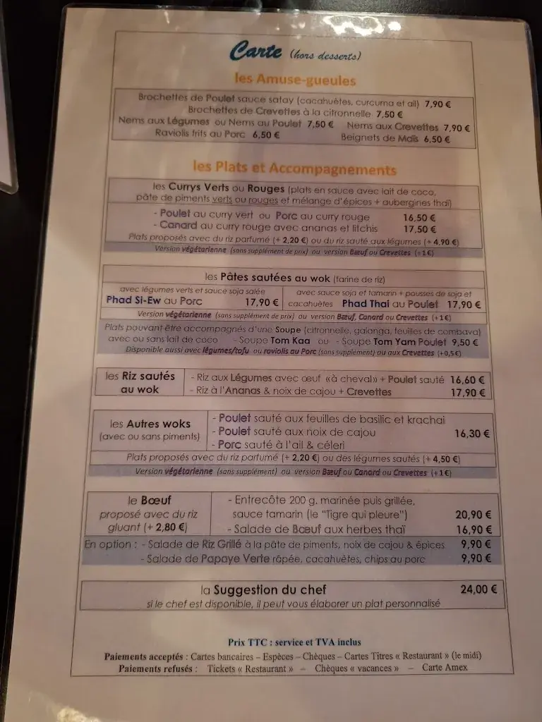 Menu_Le Comptoir du Siam_Niort_image_1