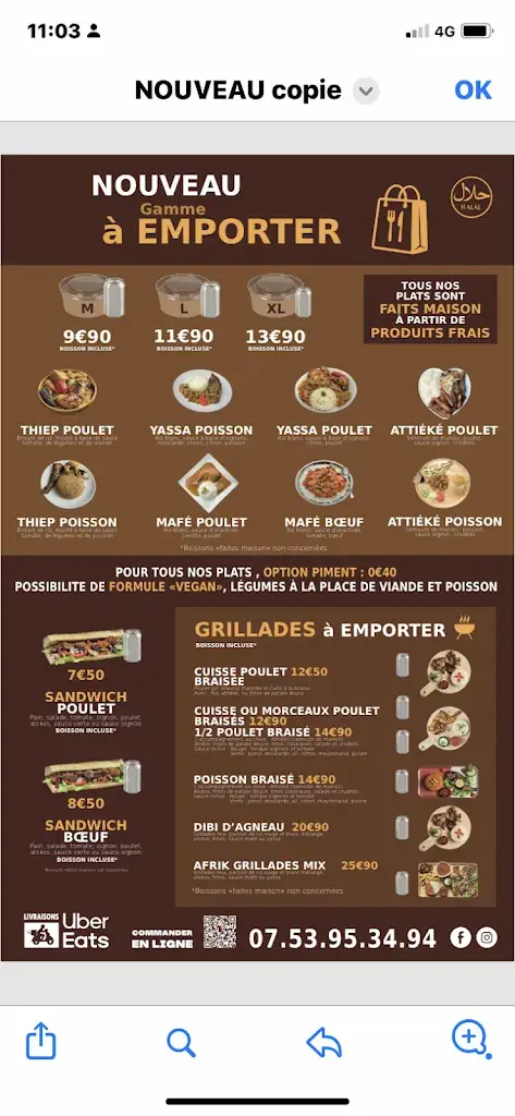 Menu_Les Délices de chez nous_Niort_image_1