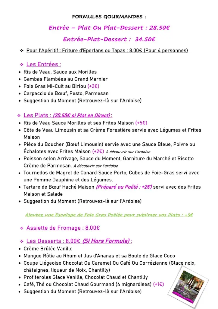 Menu_Restaurant Ô Village_Objat_image_2