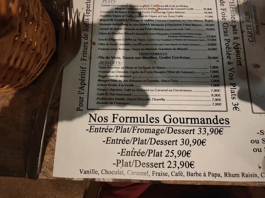 Menu_Restaurant Ô Village_Objat_image_4