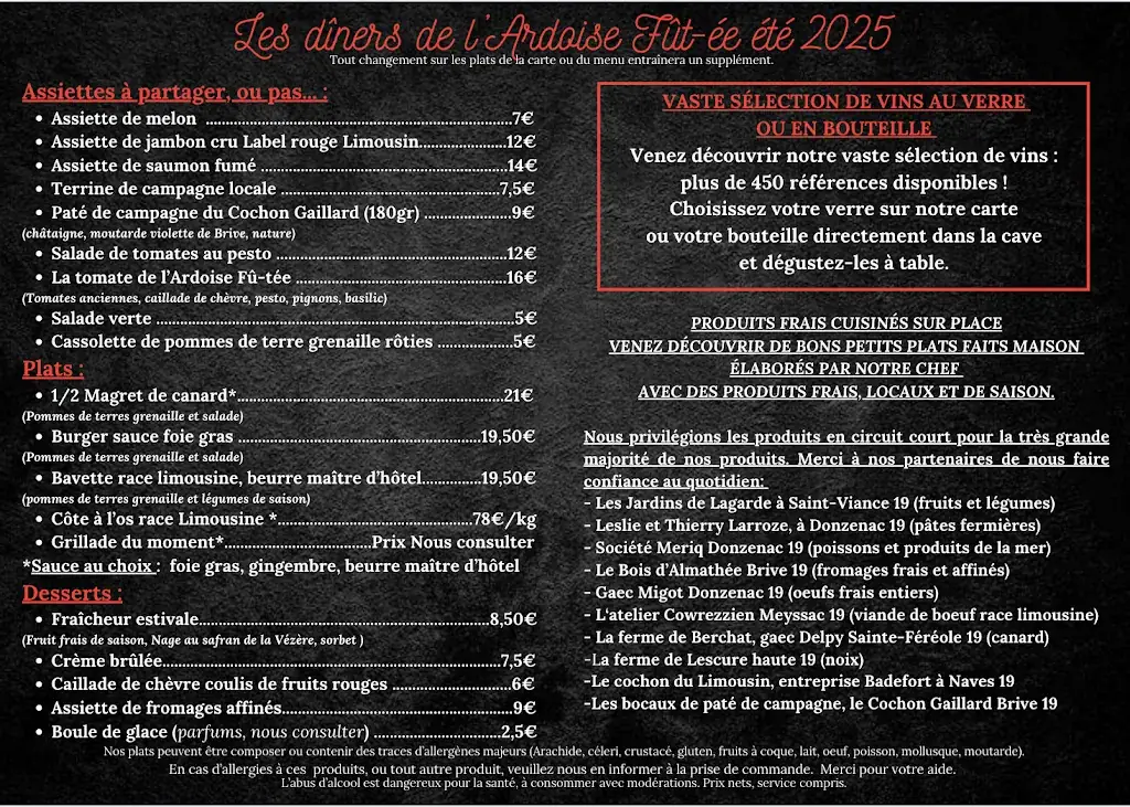 Menu_L' Ardoise Fût-ée_Donzenac_immagine_2