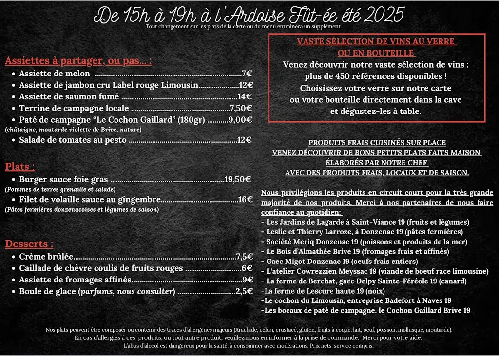 Menu_L' Ardoise Fût-ée_Donzenac_immagine_3