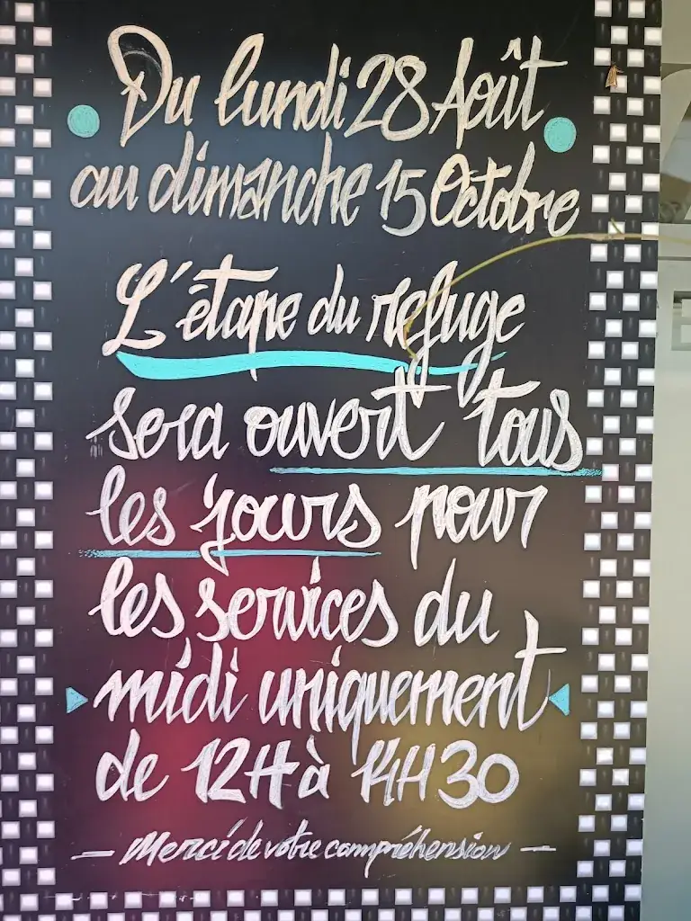 Menu_L'ÉTAPE DU REFUGE_Donzenac_image_2