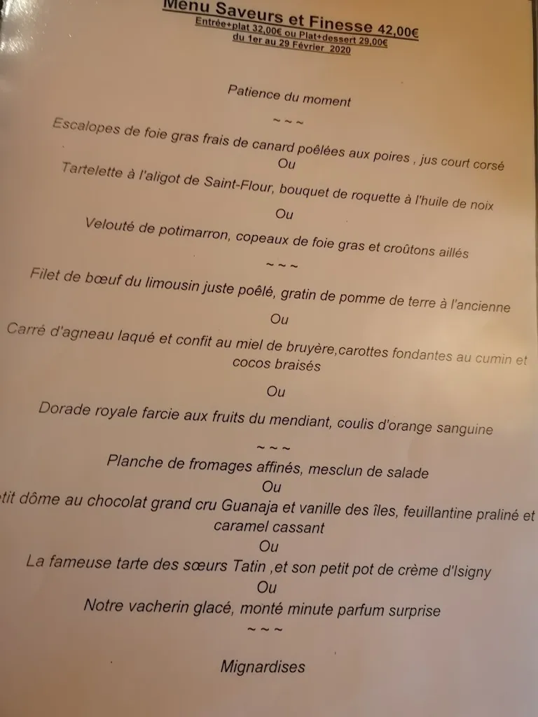 Menu_Restaurant Le clos des cèdres_Bonnac-la-Côte_image_4