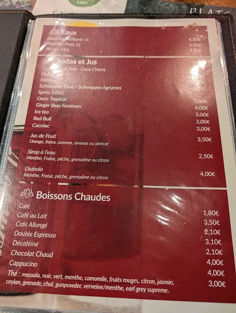 Menu_Thalii Restaurant Indien & Bar_Ambarès-et-Lagrave_immagine_1