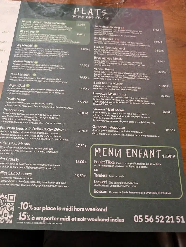 Menu_Thalii Restaurant Indien & Bar_Ambarès-et-Lagrave_immagine_2