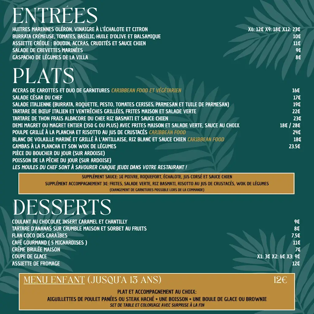 Menu_La Villa Loubésienne_Saint-Loubès_image_1