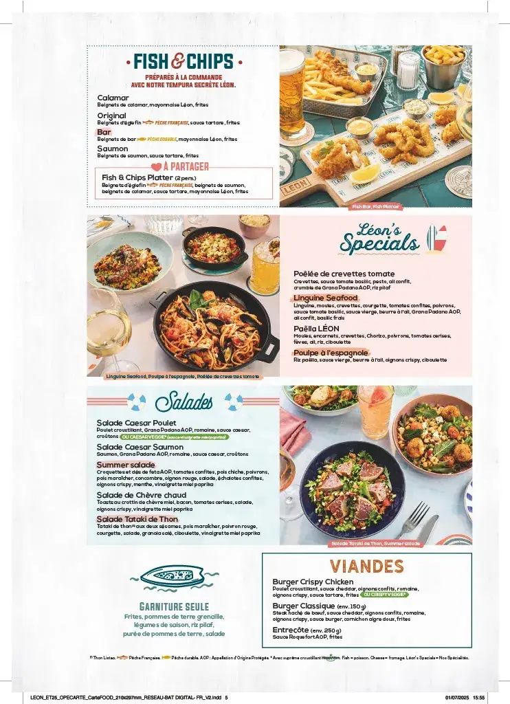 Menu_Léon - Bordeaux-Sainte Eulalie_Sainte-Eulalie_image_2