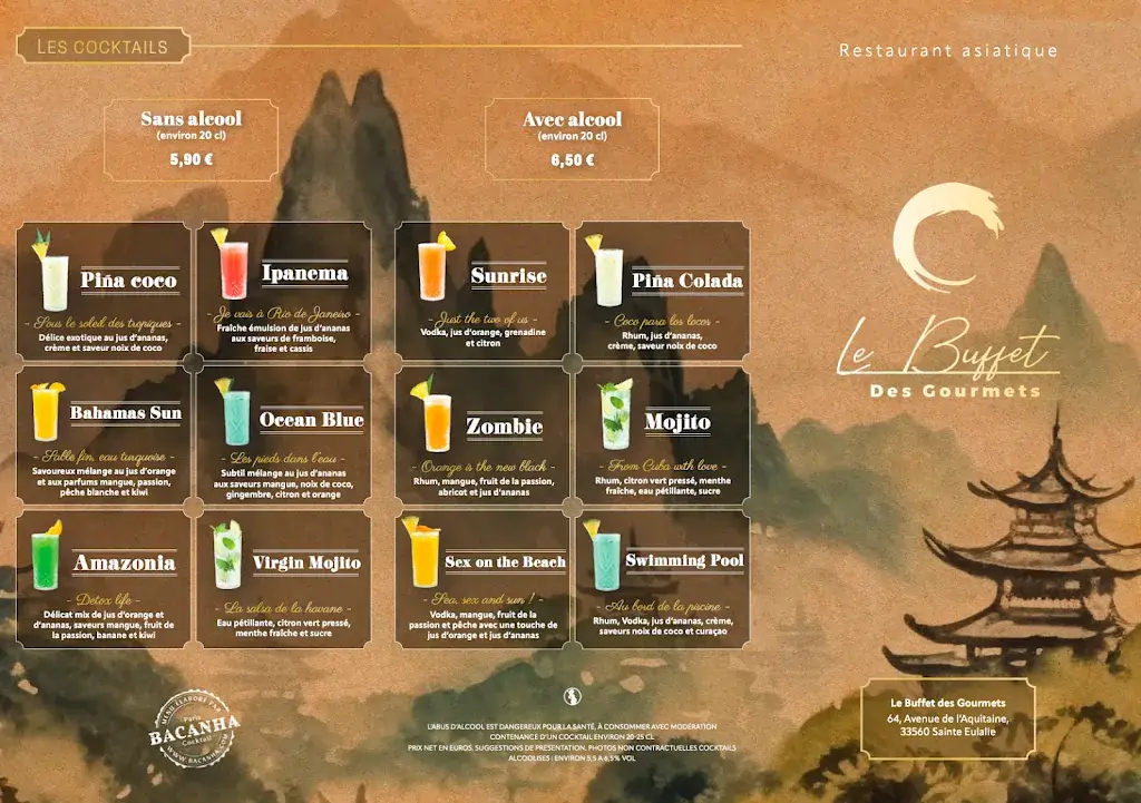 Menu_Le Buffet des Gourmets_Sainte-Eulalie_image_1