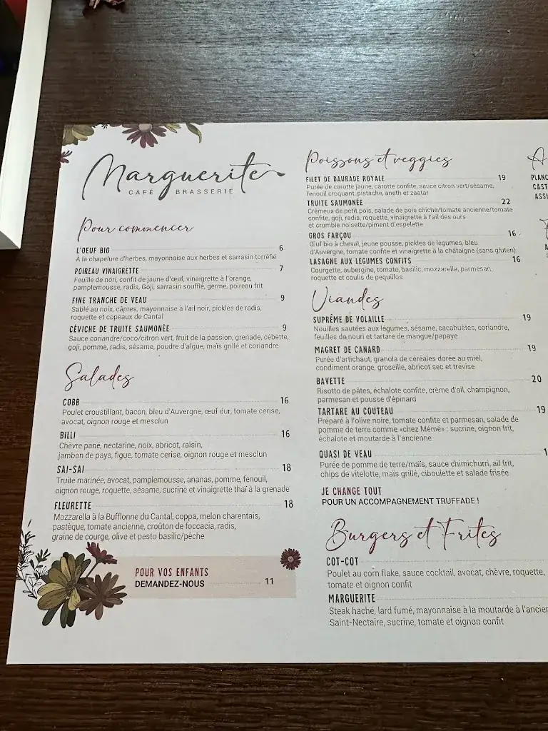Menu_Brasserie Marguerite_Naucelles_image_2