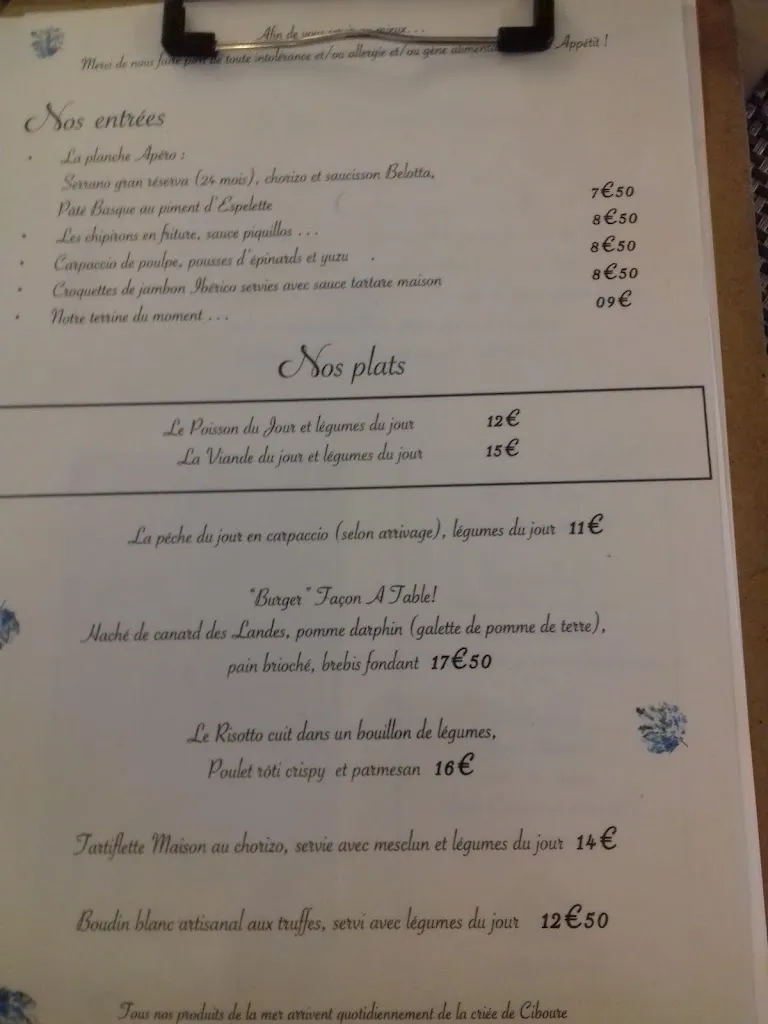 Menu_A TABLE !_Anglet_image_4