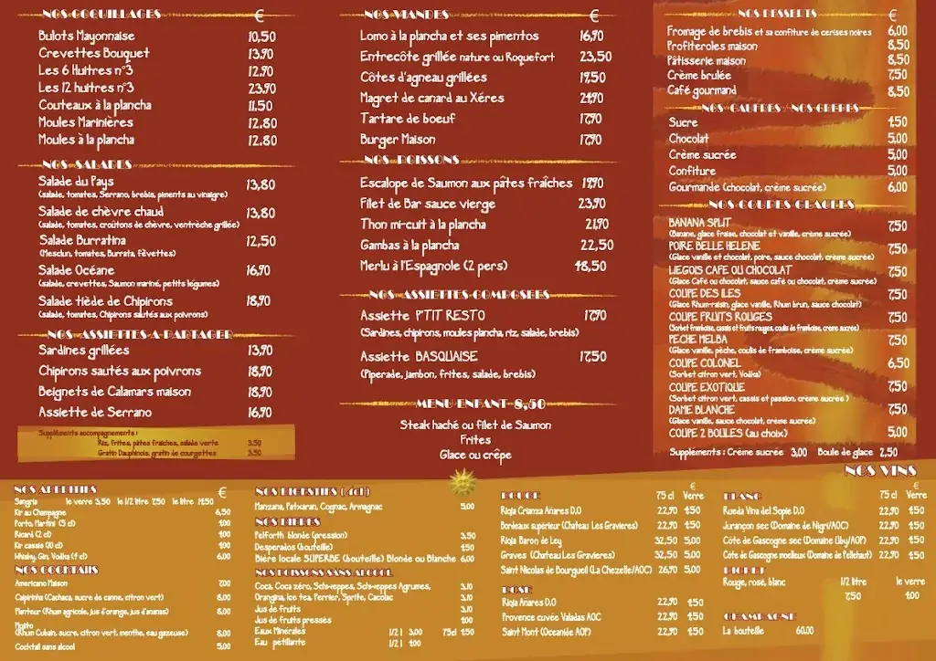 Menu_Le P'tit Resto_Anglet_image_1