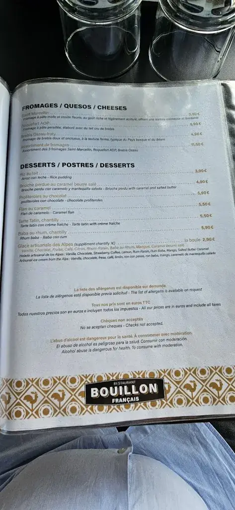 Menu_Bouillon Français Anglet_Anglet_image_4