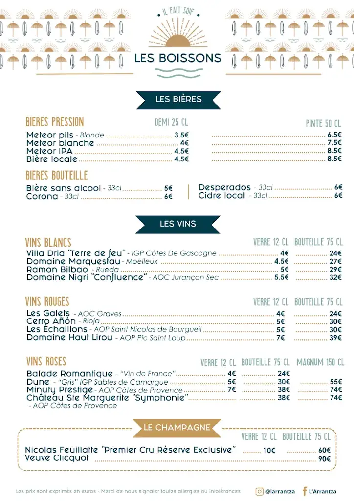 Menu_L'Arrantza_Anglet_image_2